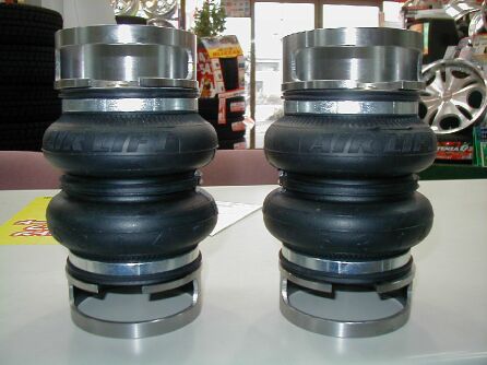 TCRエスティマ用リアエアサスブラケット　ACC 初めてのエアサス取り付け・リア取付け完成（トヨタ エスティマ・50系